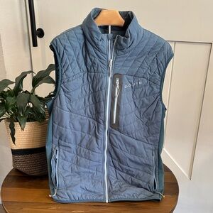 Golite Men's Quilted Gray/Blue Vest